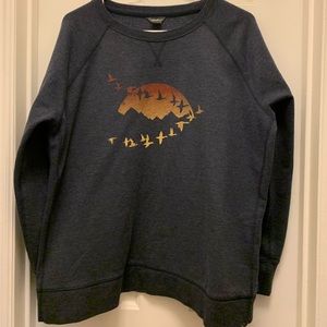 Warm fleece sweatshirt